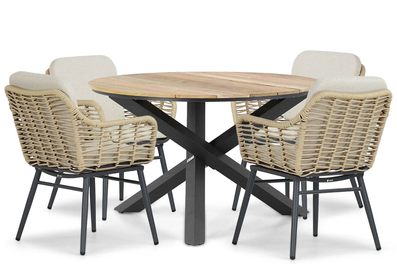 Coco Antoni/Fabriano 120 cm dining tuinset 5-delig