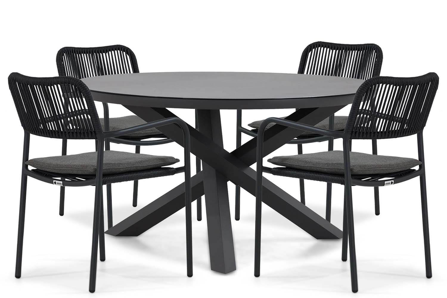 Coco Penya/Livorno 125 cm dining tuinset 5-delig