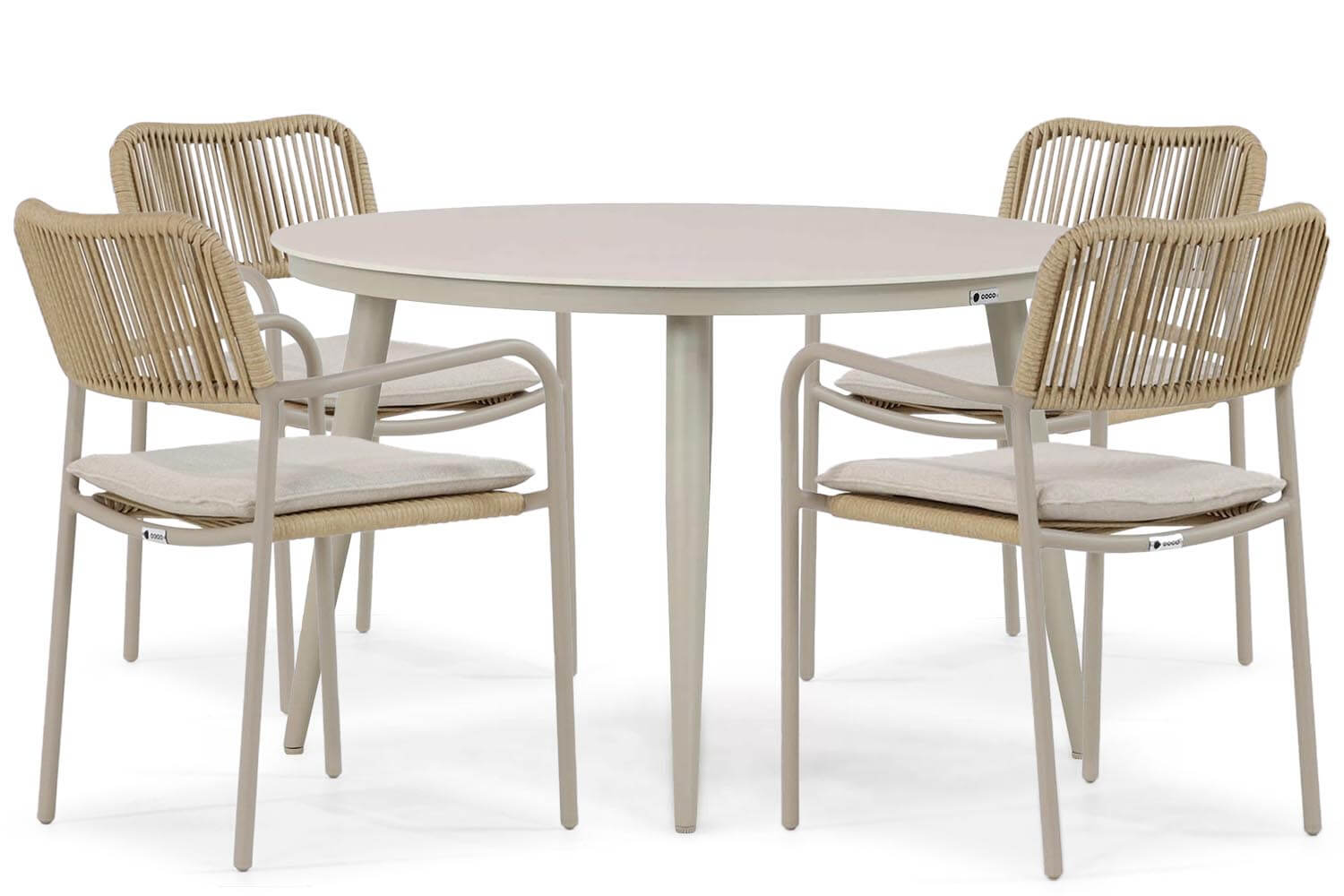 Coco Penya/Vienna 120 cm dining tuinset 5-delig