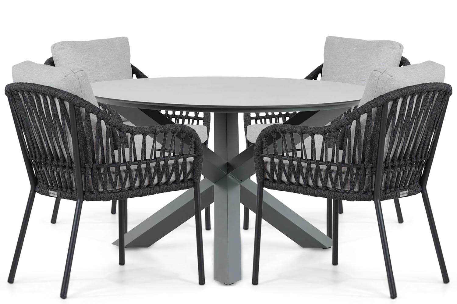 Coco Puerto/Orino 130 cm dining tuinset 5-delig