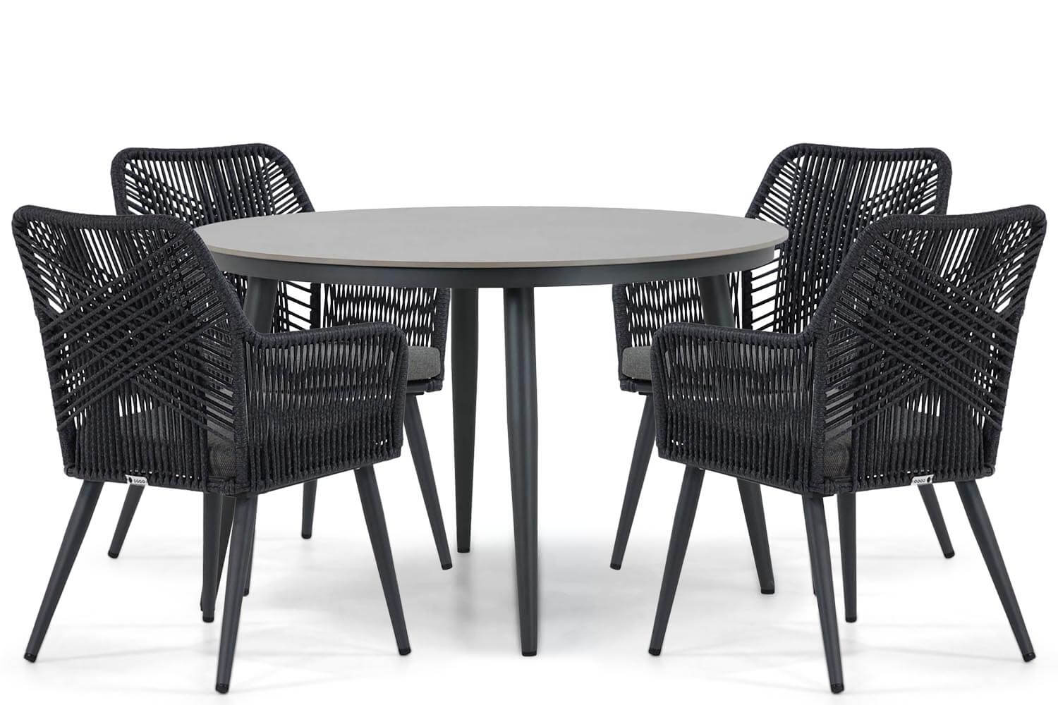 Coco Vedra/Vienna 120 cm dining tuinset 5-delig