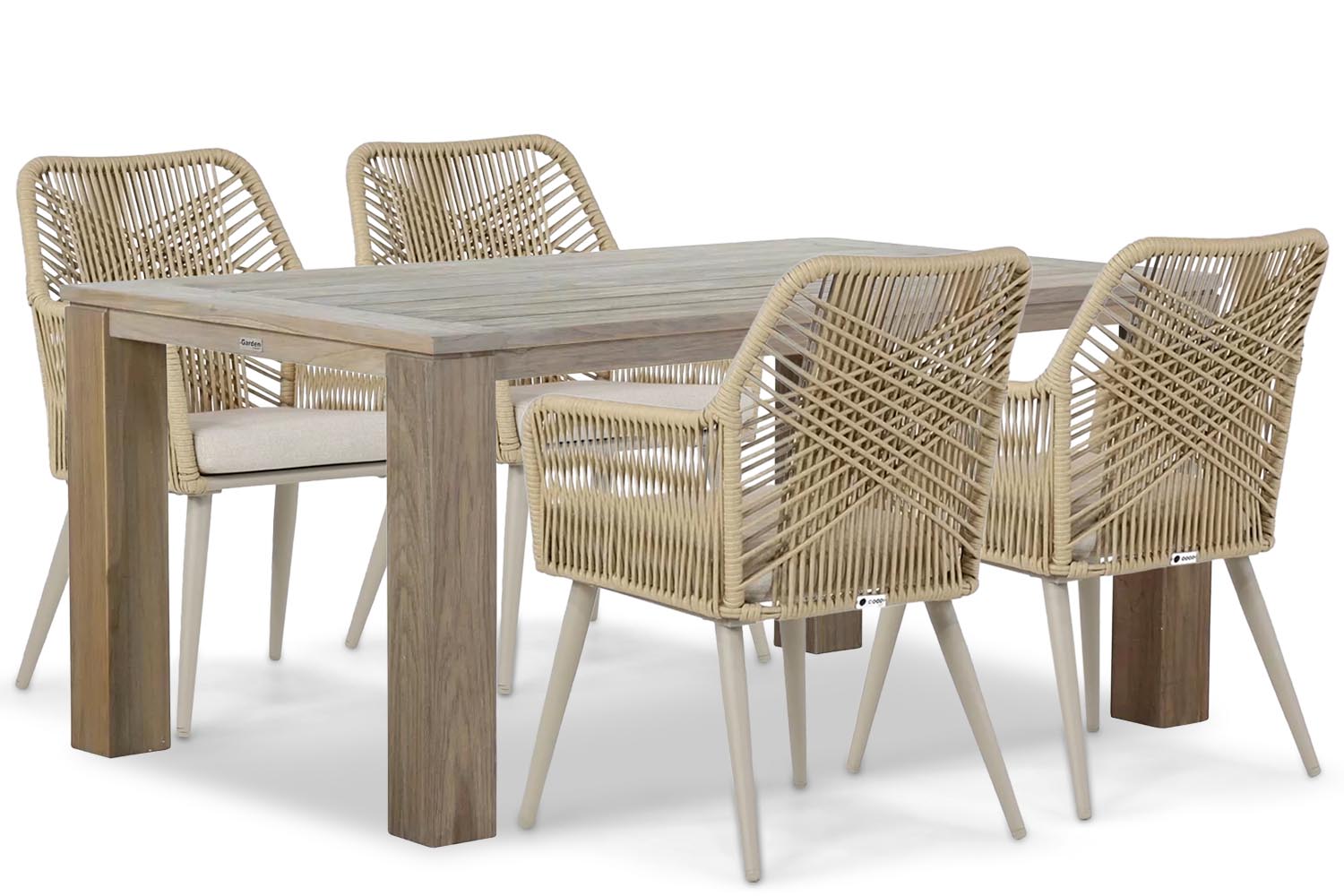 Coco Vedra/Brighton 165 cm dining tuinset 5-delig