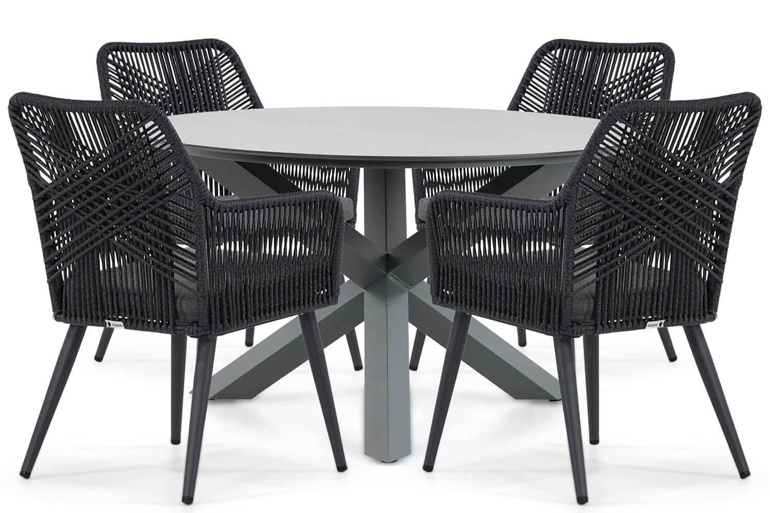 Coco Vedra/Orino 130 cm dining tuinset 5-delig