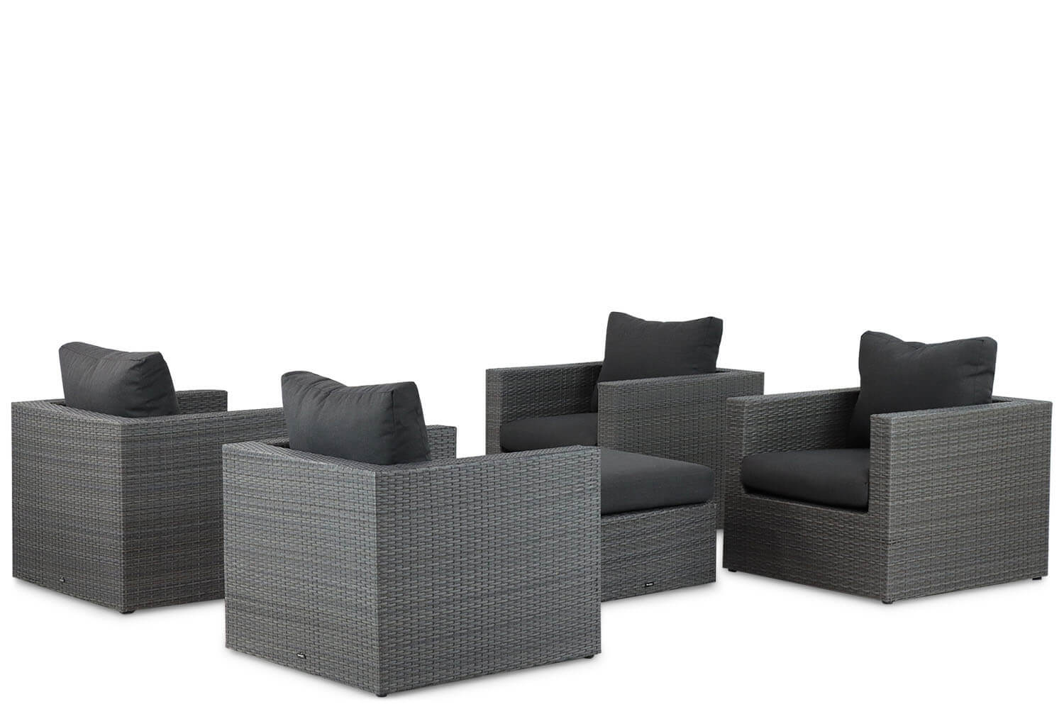 Garden Collections Houston stoel loungeset 5-delig