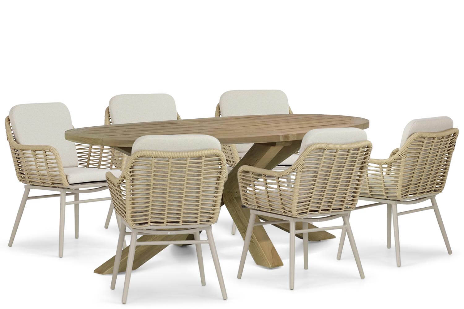 Coco Antoni/Boston 240 cm dining tuinset 7-delig