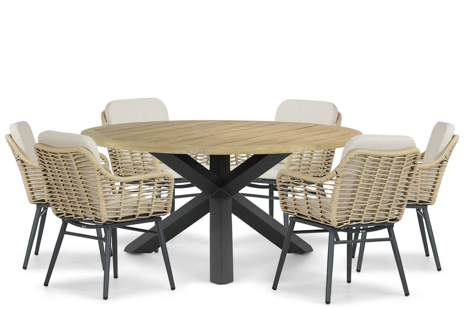 Coco Antoni/Rockville 160 cm dining tuinset 7-delig