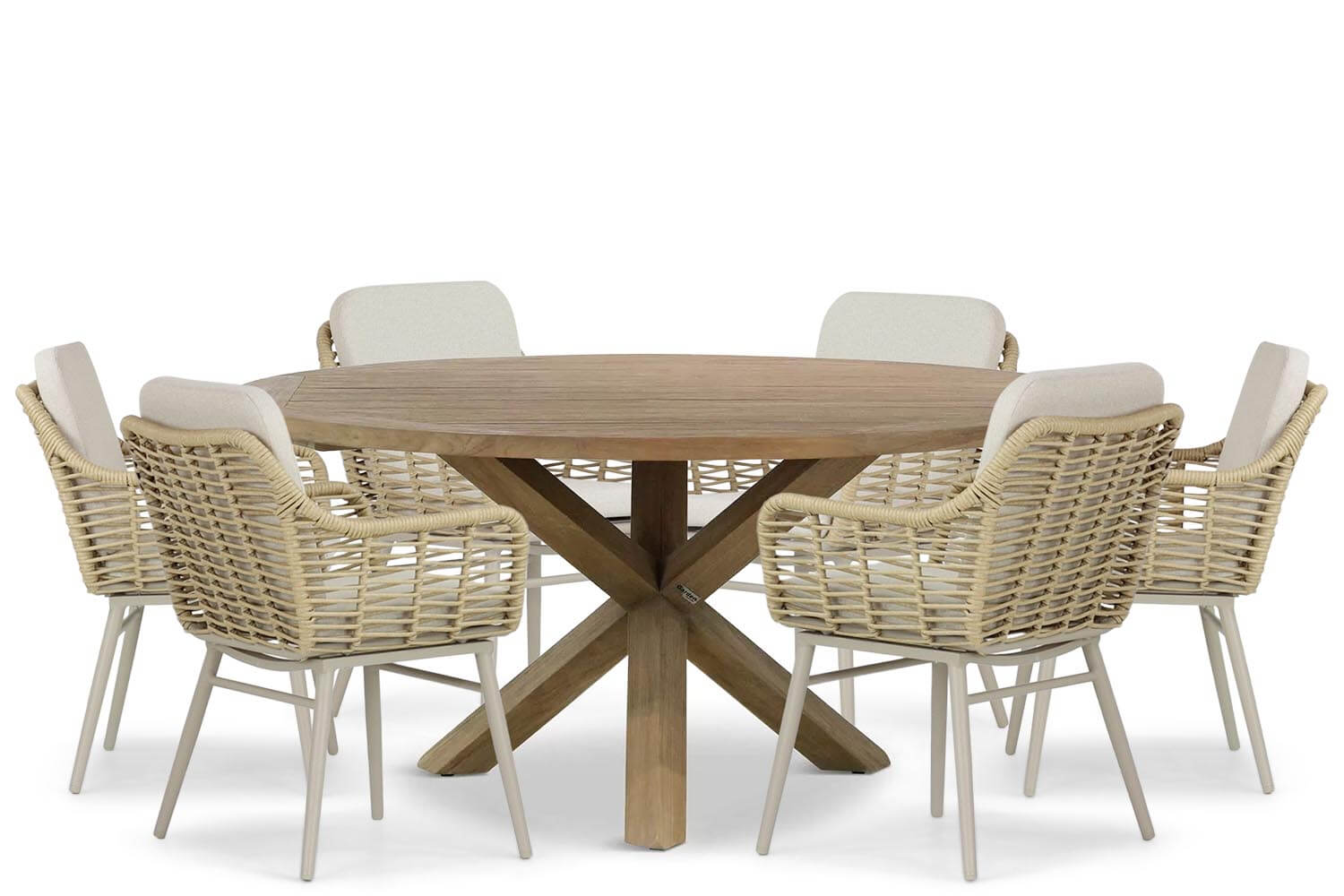 Coco Antoni/Sand City 160 cm dining tuinset 7-delig