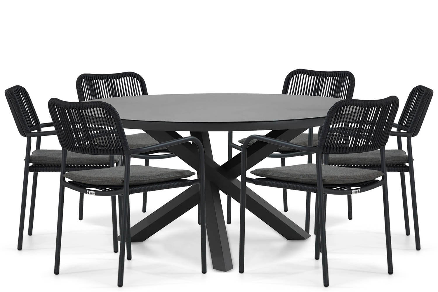 Coco Penya/Livorno 150 cm dining tuinset 7-delig