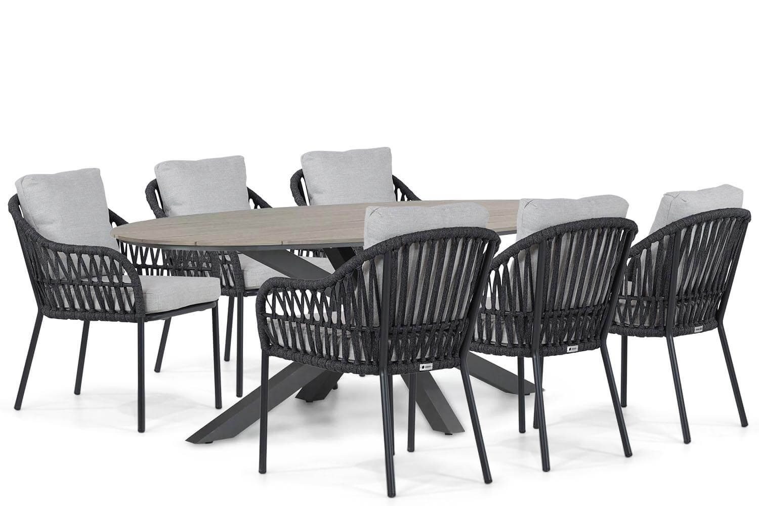 Coco Puerto/Matara 220 cm dining tuinset 7-delig