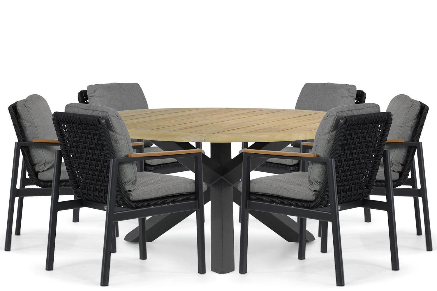 Coco Ralph/Rockville 160 cm dining tuinset 7-delig