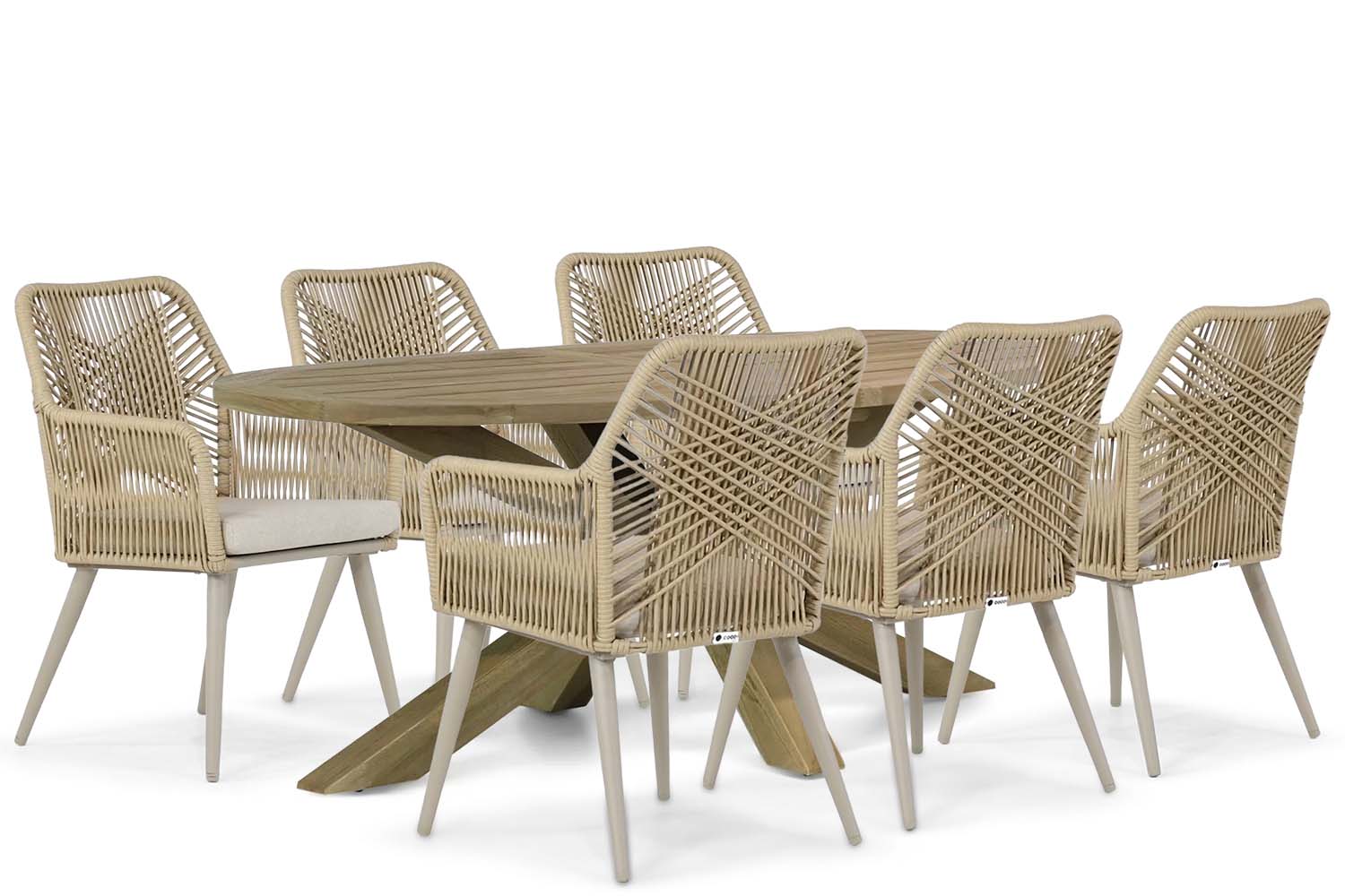 Coco Vedra/Boston 240 cm dining tuinset 7-delig