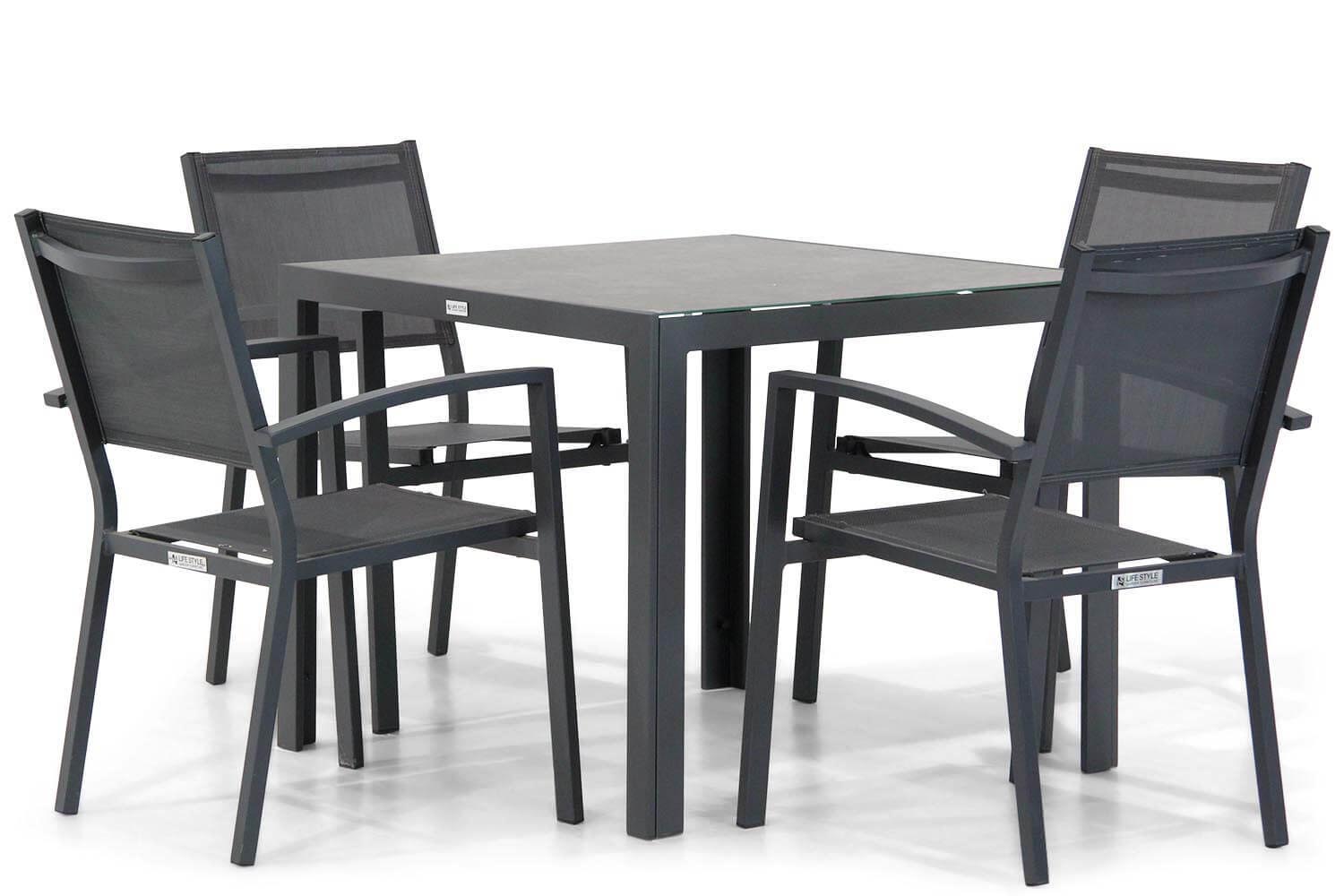 Lifestyle Amarilla/Varano 90 cm dining tuinset 5-delig