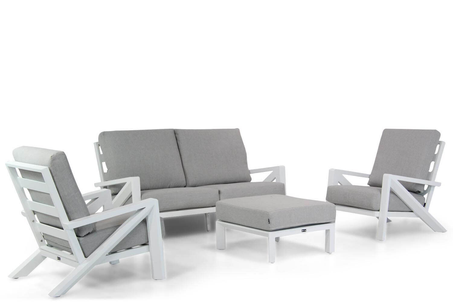 Santika Furniture Santika Cinta stoel-bank loungeset 4-delig - Quick Dry Foam
