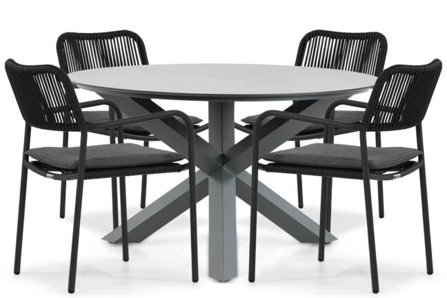 Coco Penya/Orino 130 cm dining tuinset 5-delig