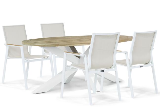 Lifestyle Fiora/Bradford 200 cm dining tuinset 5-delig