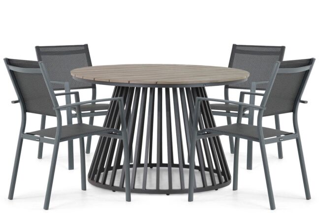 Lifestyle Sella/Sorrento 125 cm dining tuinset 5-delig