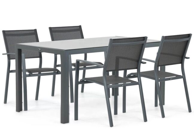 Lifestyle Sella/Venustas 150 cm dining tuinset 5-delig