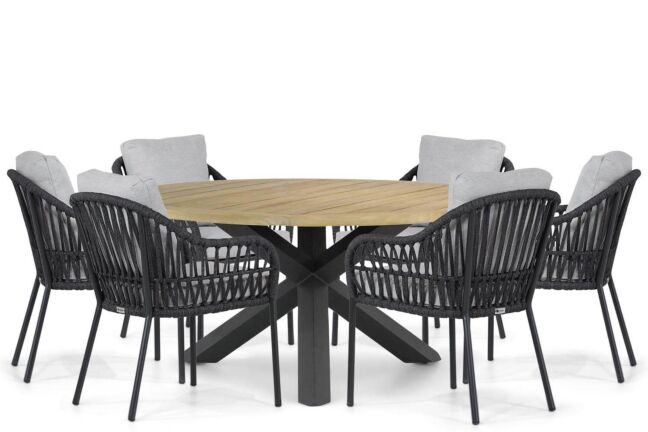 Coco Puerto/Rockville 160 cm dining tuinset 7-delig