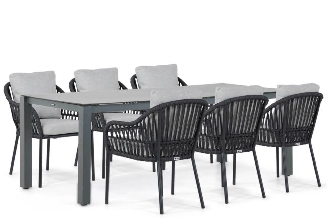 Coco Puerto/Yoko 220 cm dining tuinset 7-delig