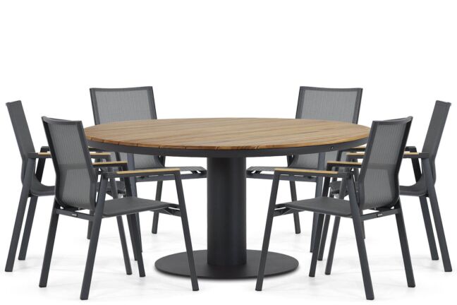 Lifestyle Fiora/Salerno 160 cm dining tuinset 7-delig