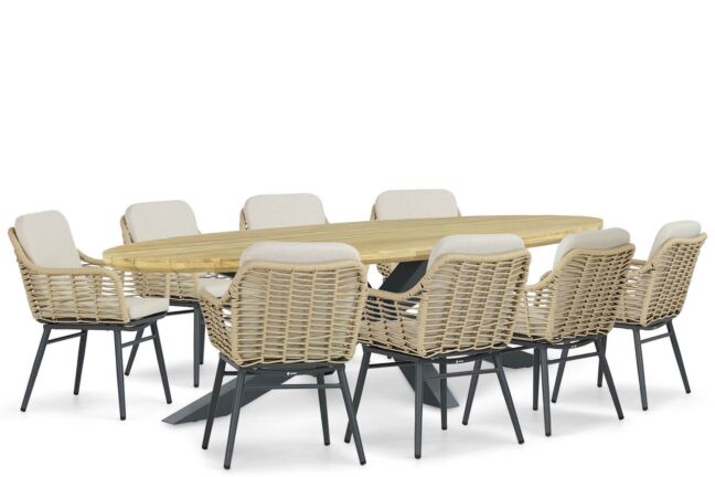 Coco Antoni/Diogo 280 cm dining tuinset 9-delig