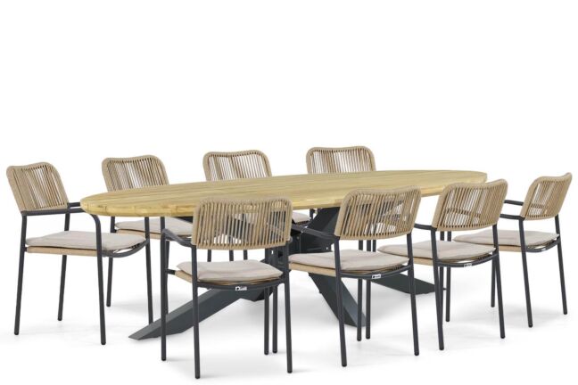 Coco Penya/Diogo 280 cm dining tuinset 9-delig