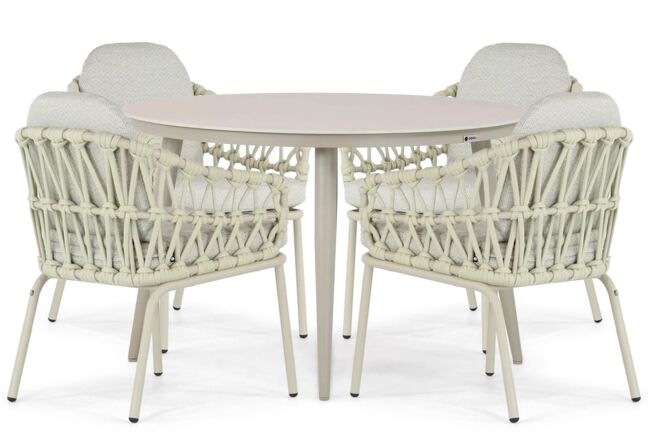 Coco Barcelona/Vienna 120 cm dining tuinset 5-delig