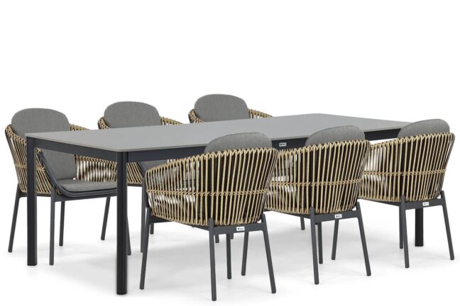 Coco Nathan/Como 220 cm dining tuinset 7-delig