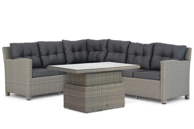 Garden Collections Seaton/Hamilton dining loungeset 4-delig (kleur tafel wijkt af van loungeset)