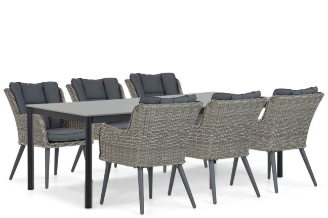 Garden Collections Boston/Como 220 cm dining tuinset 7-delig