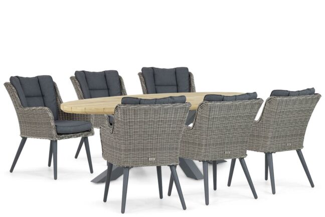 Garden Collections Boston/Diogo 240 cm dining tuinset 7-delig