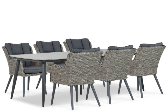 Garden Collections Boston/Vienna 240 cm dining tuinset 7-delig