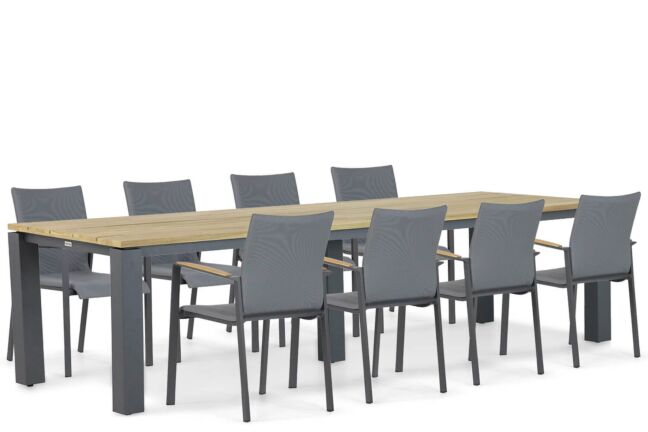 Lifestyle Brandon/Riviera 300 cm dining tuinset 9-delig