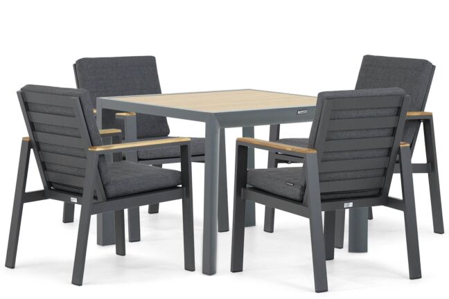 Lifestyle Marietta/Borello 100 cm dining tuinset 5-delig