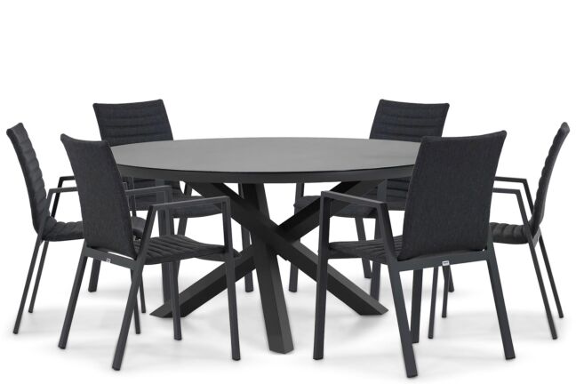 Osmen Joliet/Livorno 150 cm dining tuinset 7-delig