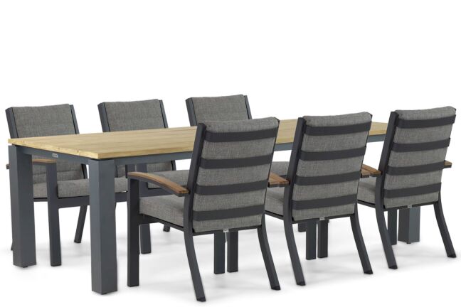 Osmen Midura/Riviera 240 cm dining tuinset 7-delig