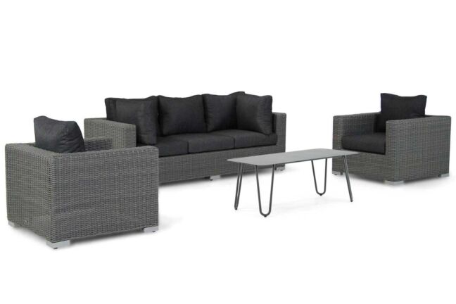 Garden Collections Toronto/Cool 110 cm stoel-bank loungeset 4-delig