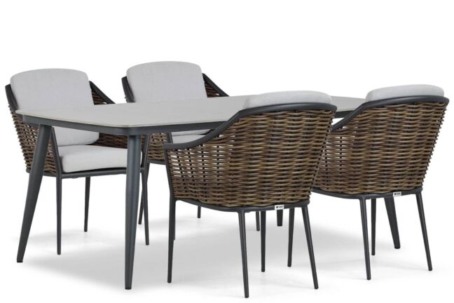 Coco Olivine/Vienna 180 cm dining tuinset 5-delig