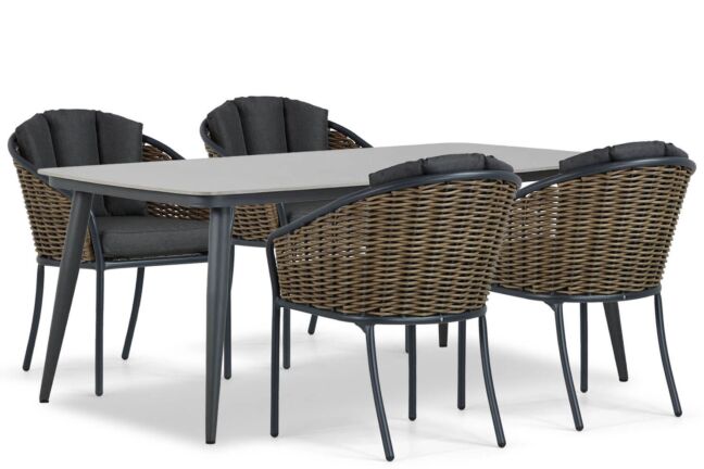 Santika Tika/Vienna 180 cm dining tuinset 5-delig