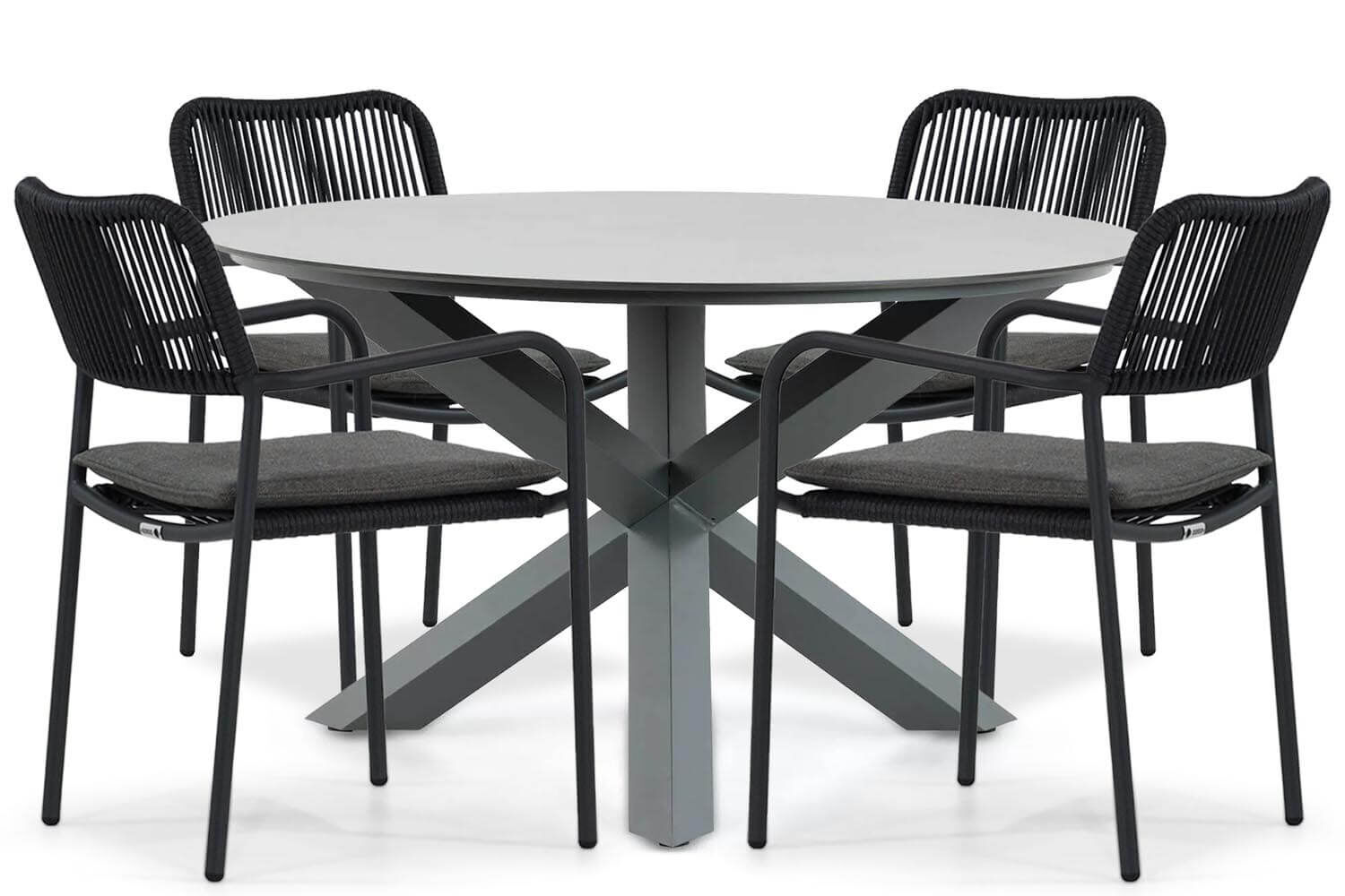 Coco Penya/Orino 130 cm dining tuinset 5-delig