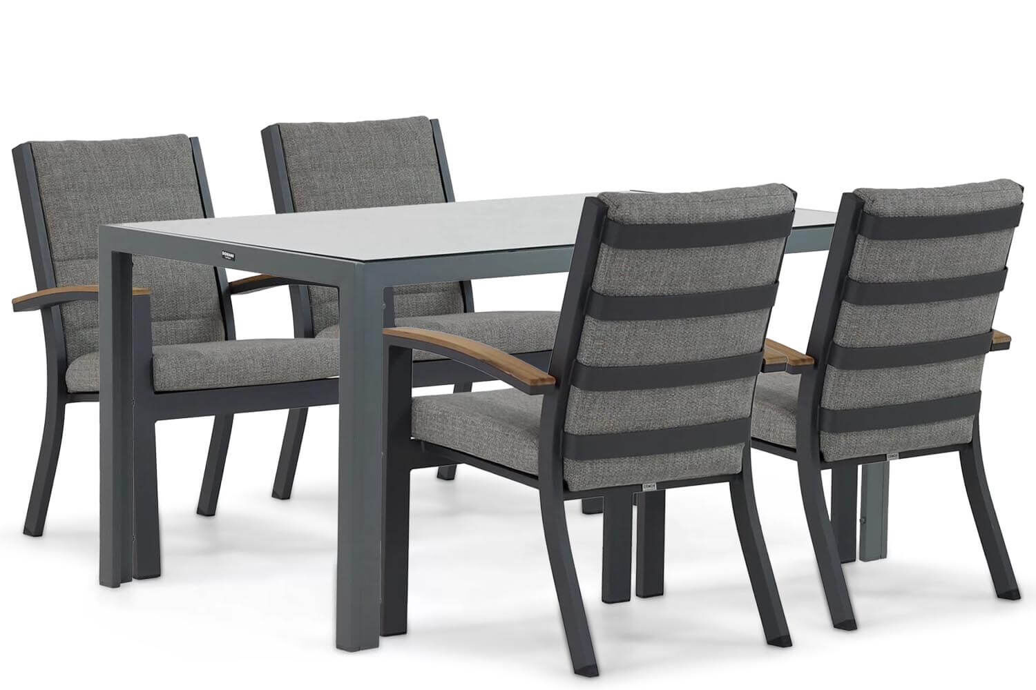 Osmen Midura/Venustas 150 cm dining tuinset 5-delig