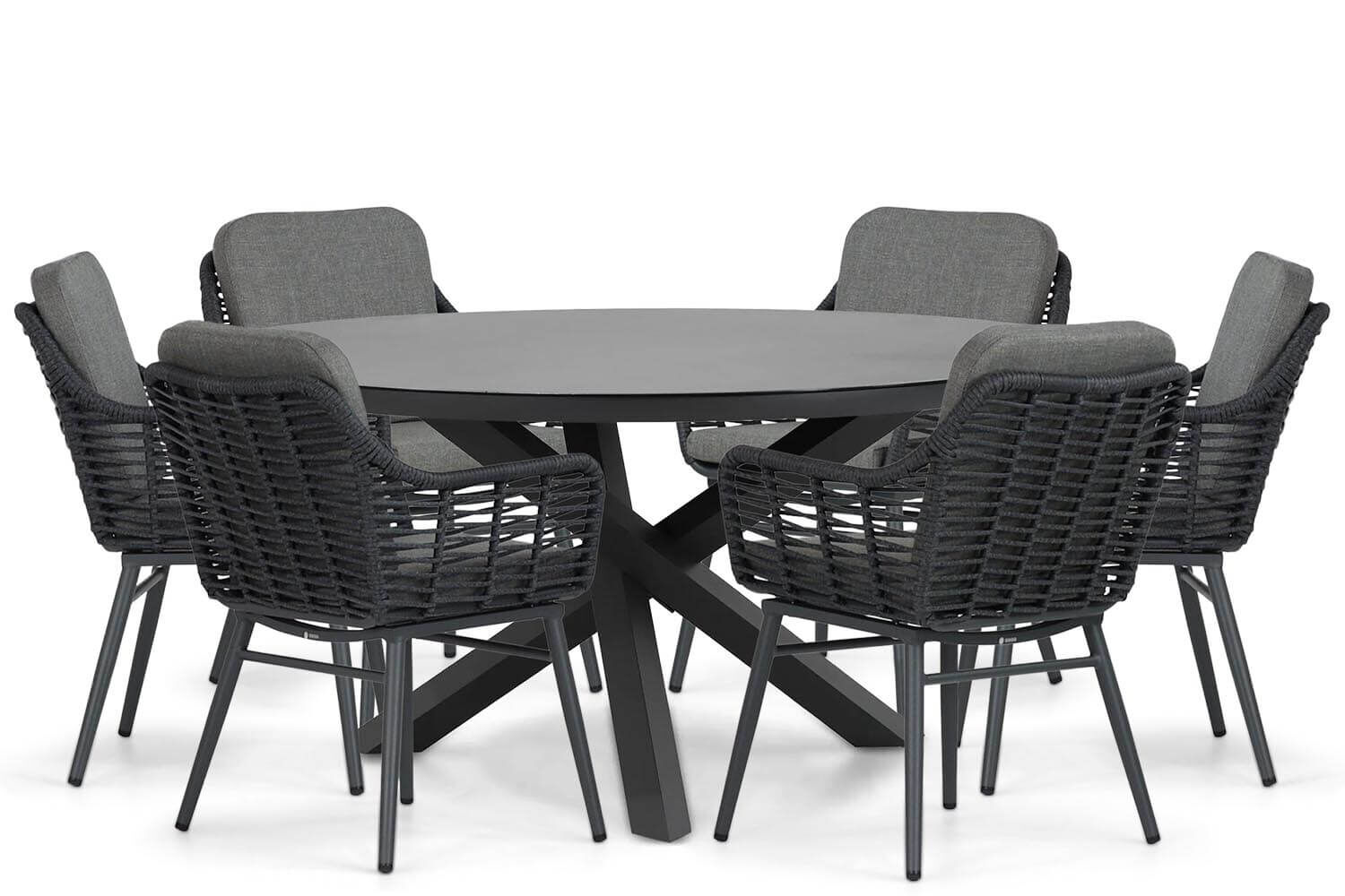 Coco Antoni/Livorno 150 cm dining tuinset 7-delig