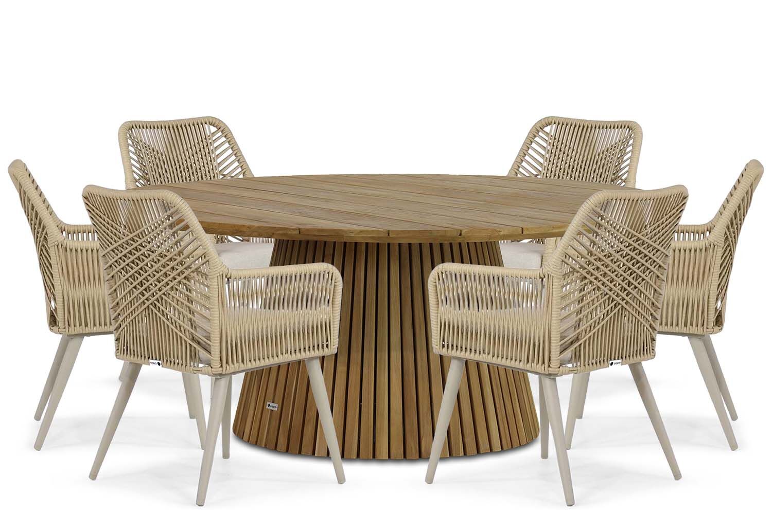 Coco Vedra/Fungo 180 cm dining tuinset 7-delig