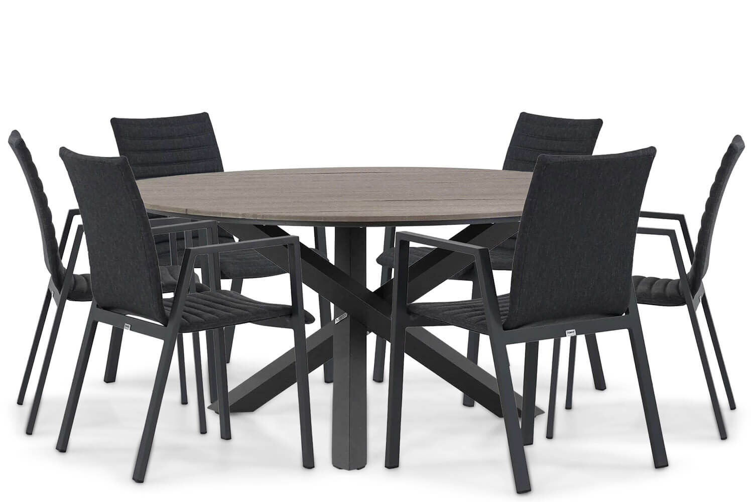 Osmen Joliet/Ancona 150 cm dining tuinset 7-delig