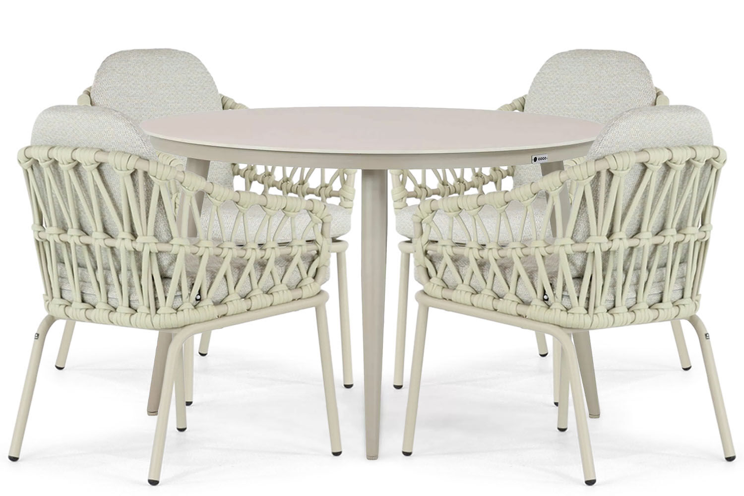 Coco Barcelona/Vienna 120 cm dining tuinset 5-delig