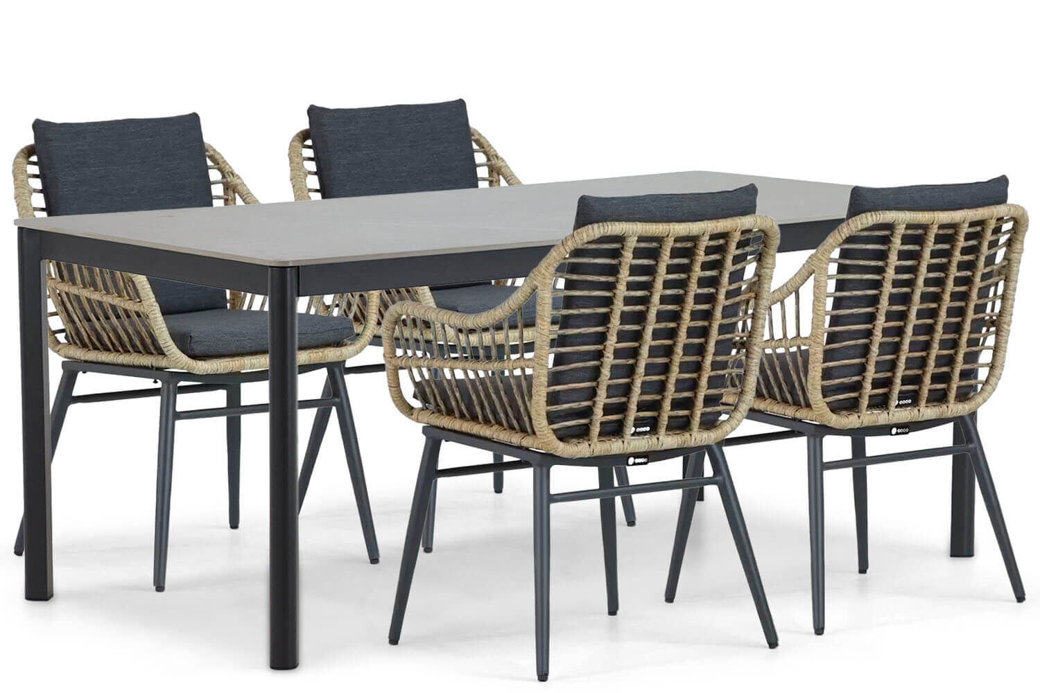 Coco Leonardo/Como 180 cm dining tuinset 5-delig