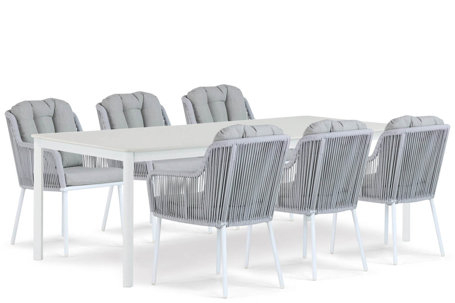 Santika Tendenza/Como 220 cm dining tuinset 7-delig