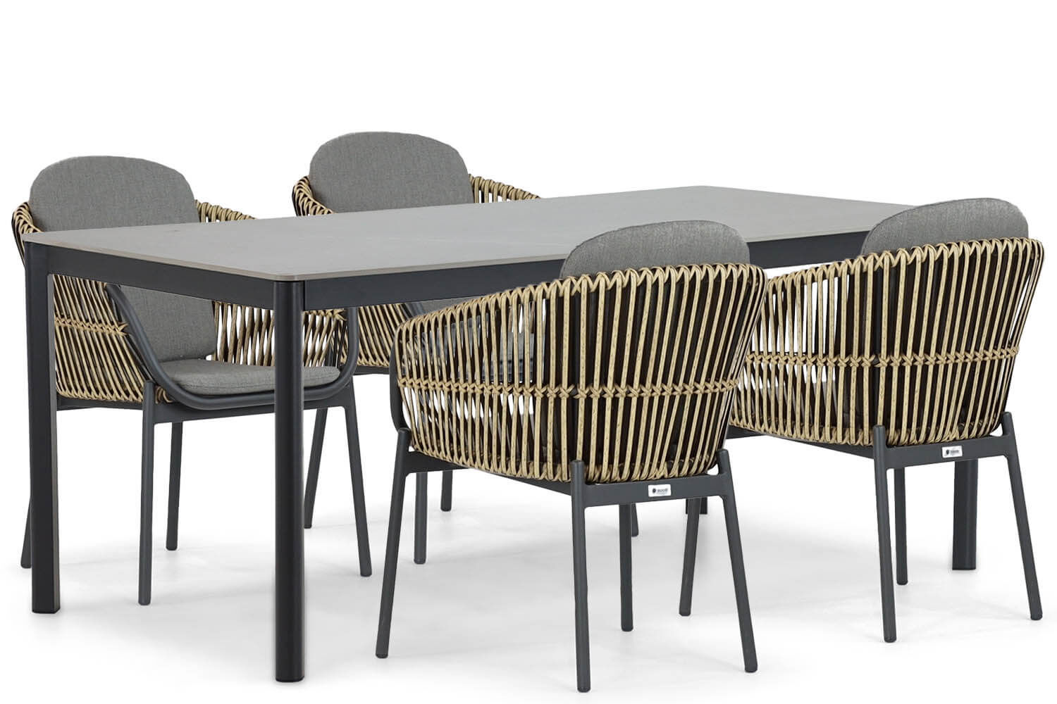 Coco Nathan/Como 180 cm dining tuinset 5-delig