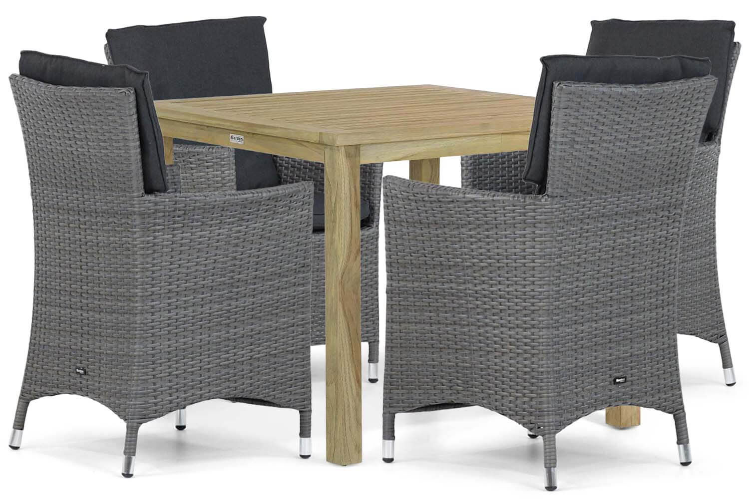 Garden Collections Orlando/Weston 90 cm dining tuinset 5-delig