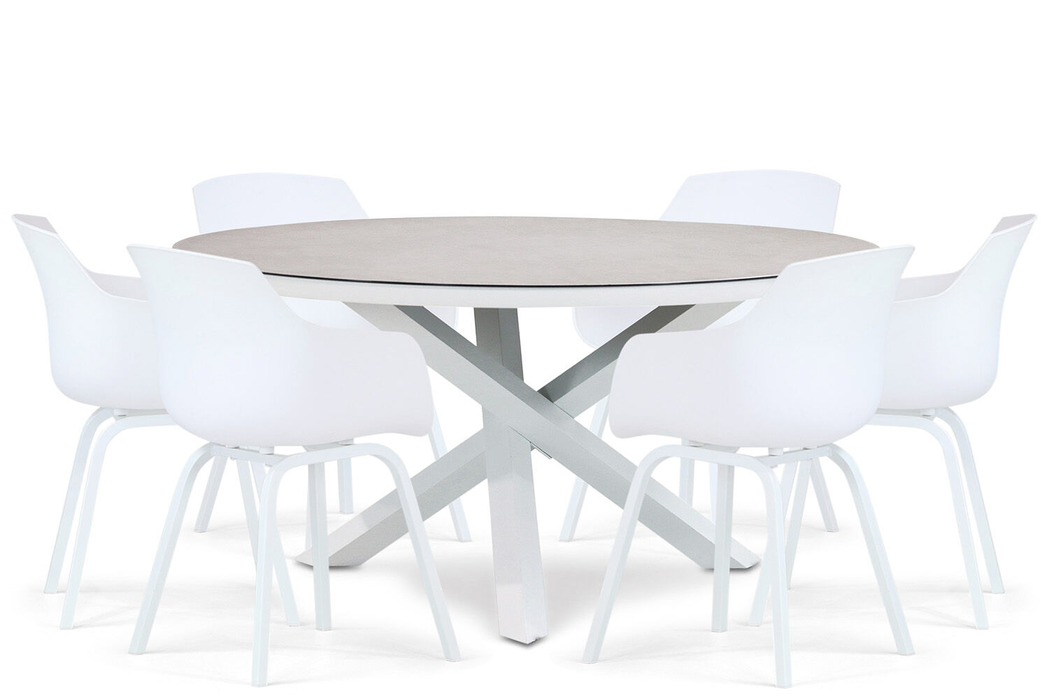 Lifestyle Salina/Livorno 150 cm dining tuinset 7-delig